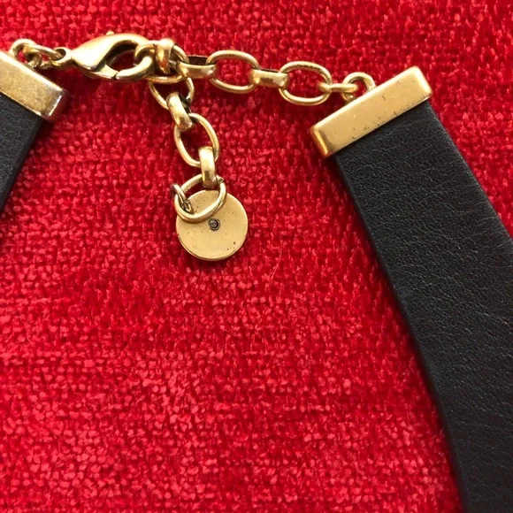 Stella & Dot Black and Gold Reversible Crystal Necklace - Picture 5 of 10